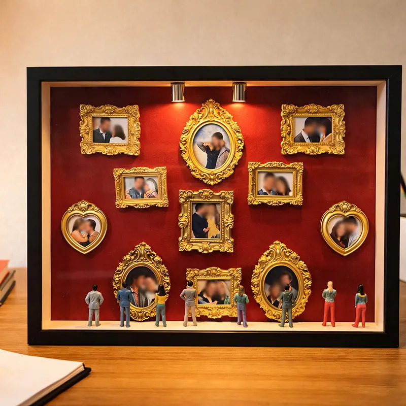 DIY Mini Museum Silhouette Box - Metal Photo Panel 评论和价格