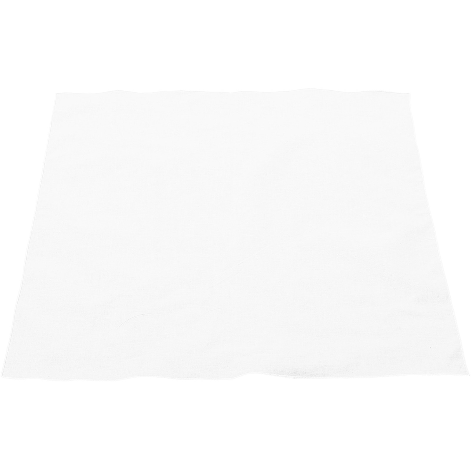 White Cotton Handkerchief Squa - Bandana Blank White 评论和价格