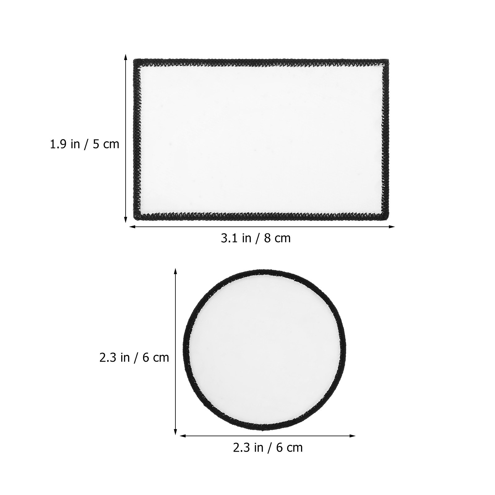 30Pcs Polyester Blank Adhesive - Hat Sublimation Blank 评论和价格