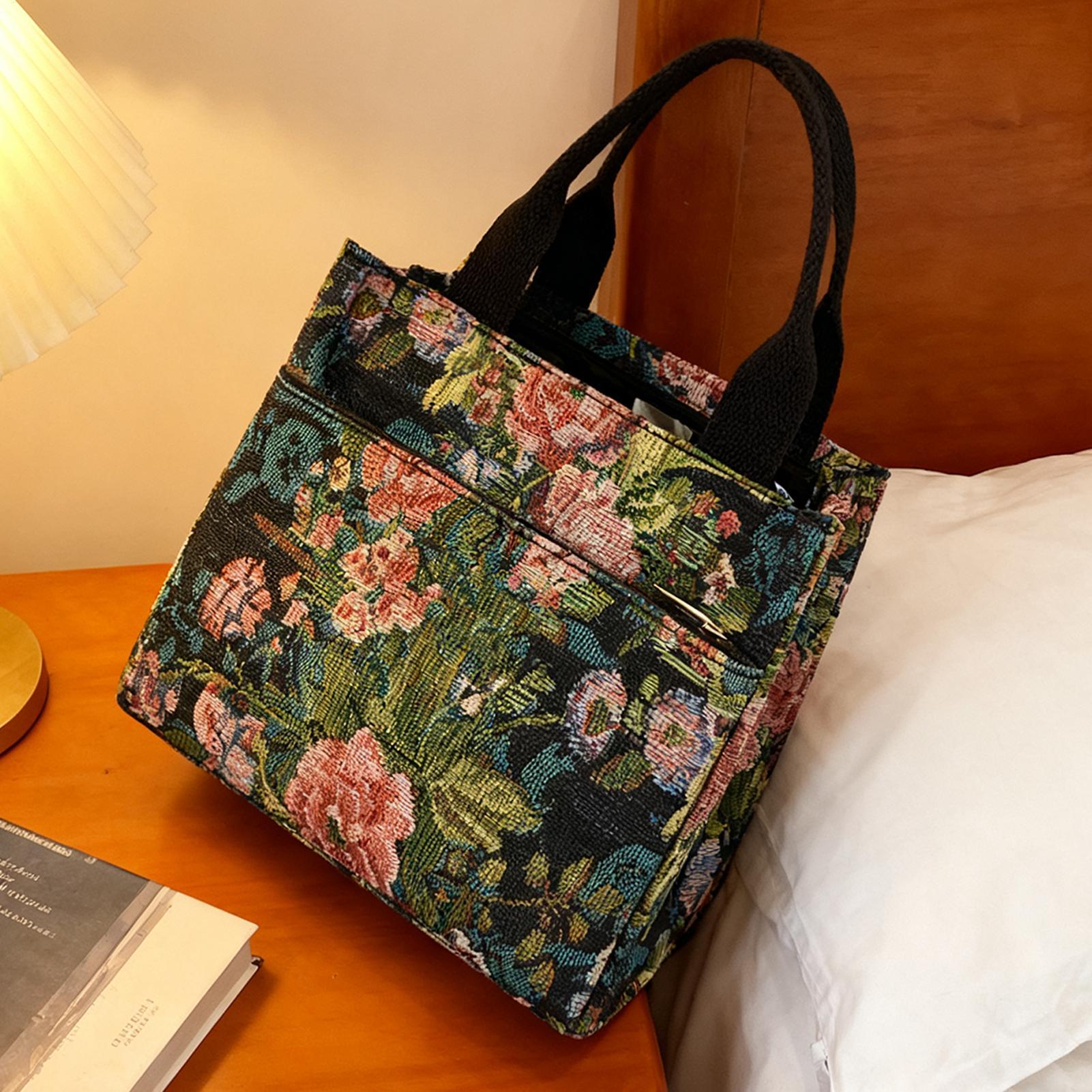 Insulated Lunch Bag Flower Wat - Tote Bag Sublimation 评论和价格