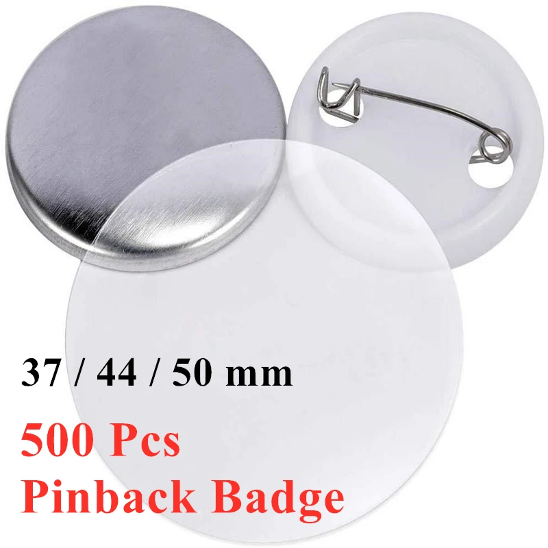 500Pcs/set Blank Badge Pinback - Button Badge Blank 评论和价格
