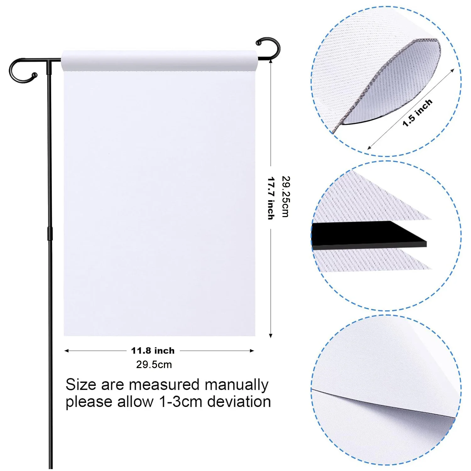 5pcs Double-Sided Blank Garden - Yard Sign Blank 评论和价格