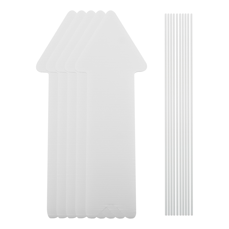 5 Pack White Blank Wedding Dir - Yard Sign Blank 评论和价格