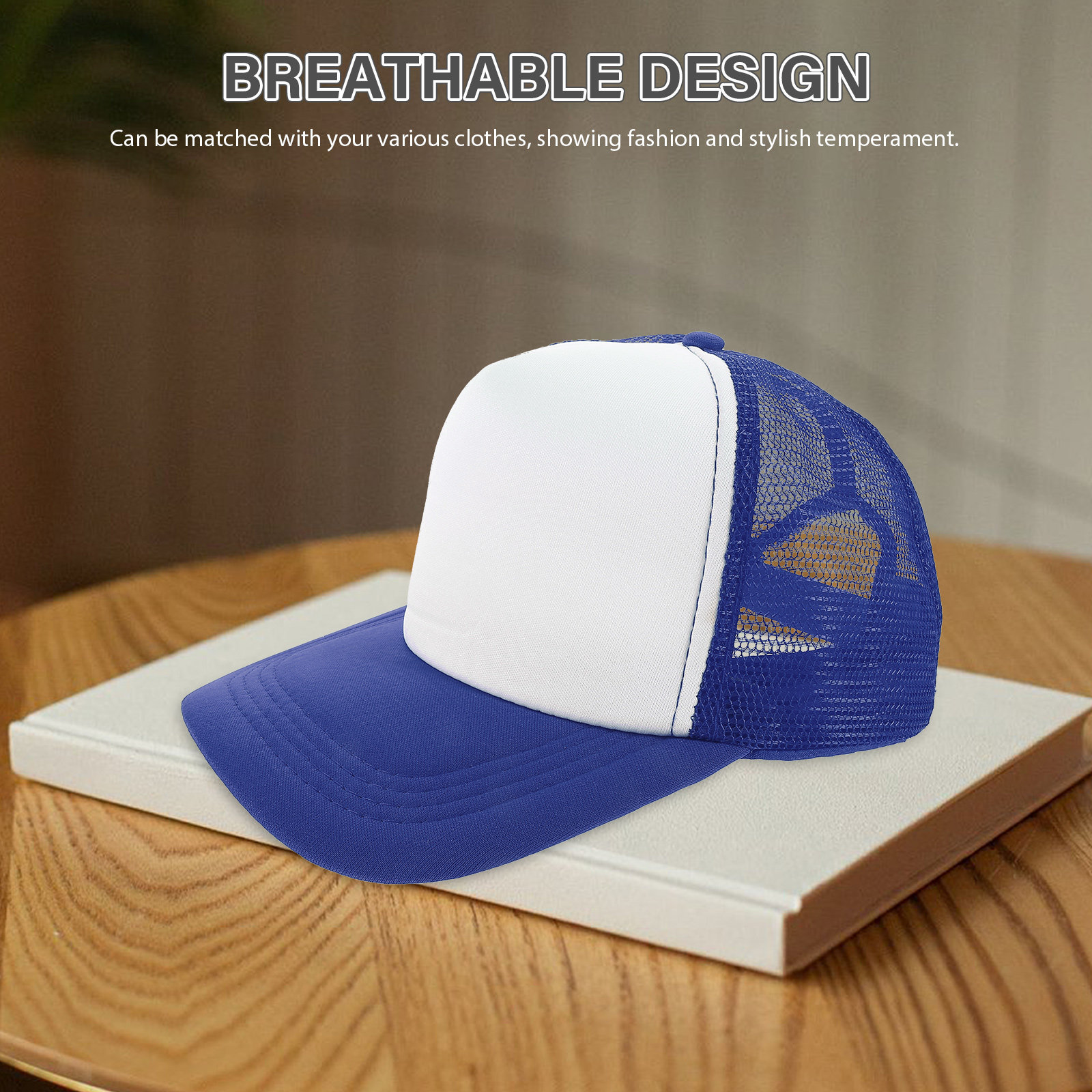 10Pcs Blank Mesh Baseball Hats - Hat Sublimation Blank 评论和价格