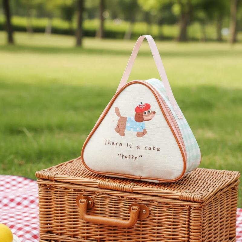 [J] Cute Cartoon Insulated Lun - Tote Bag Sublimation 评论和价格