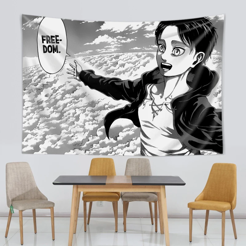 Eren Yeager Freedom Manga Post - Canvas Wrap Ready 评论和价格