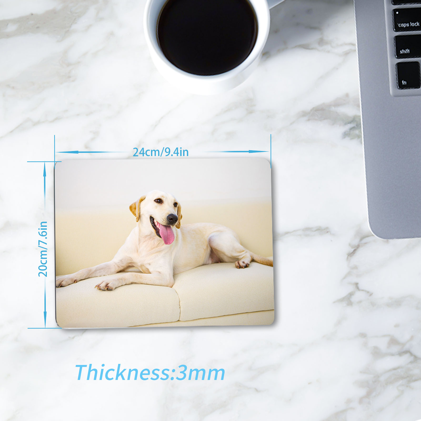 8pcs Sublimation Mouse Pad Bla - Mouse Pad Blank Sublimation 评论和价格