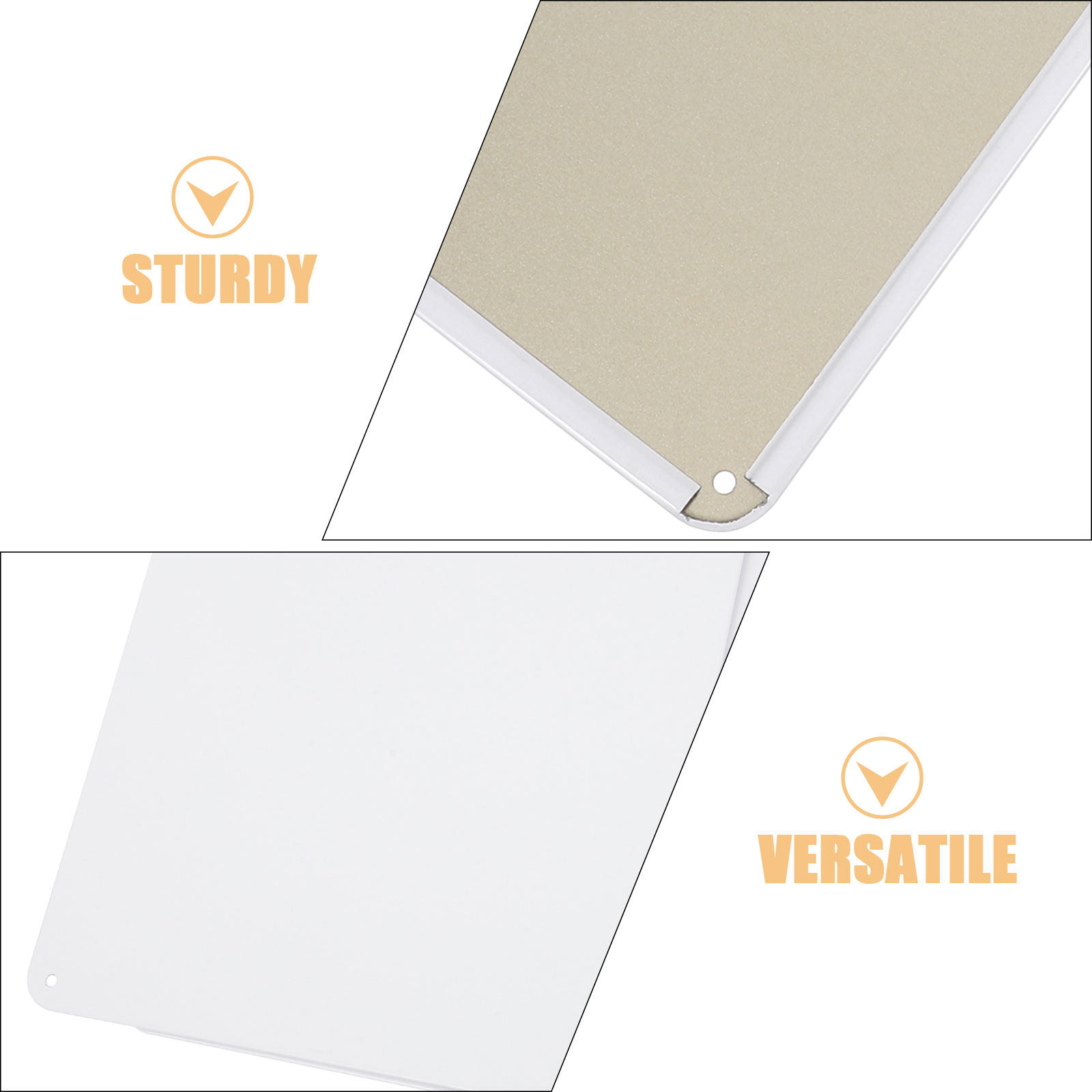 2Pcs Stable Tinplate Metal Bla - Yard Sign Blank 评论和价格