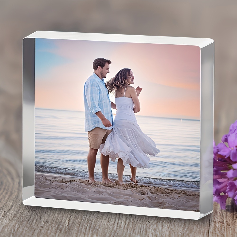 Personalized Beach Sunset 3D A - Photo Acrylic Block 评论和价格