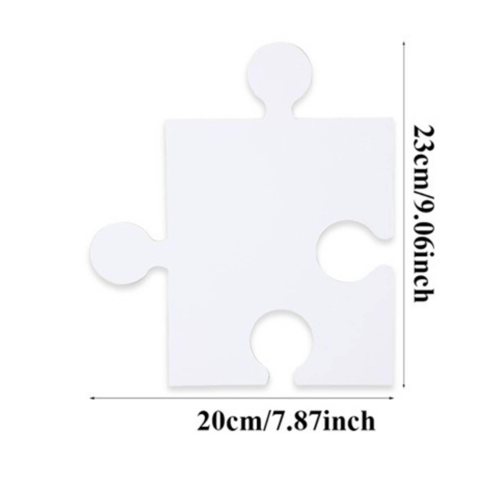 30Pcs Blank Puzzle Pieces Draw - Puzzle Blank White 评论和价格